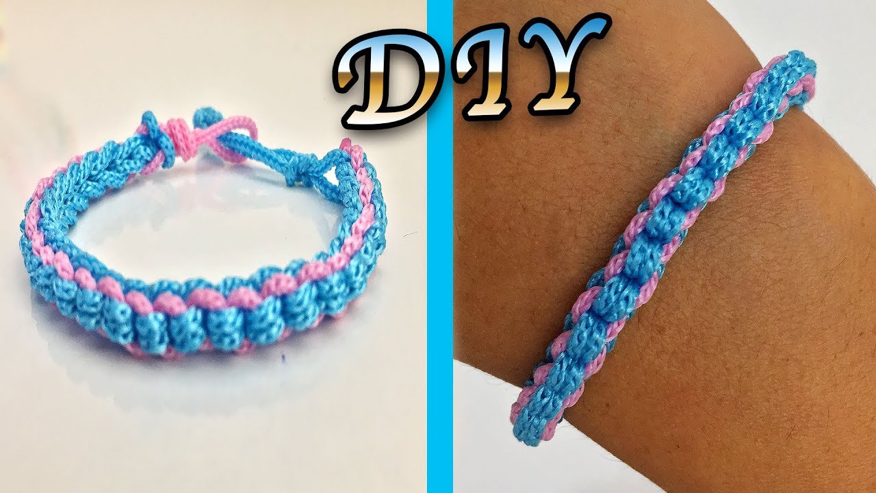 Браслет макраме