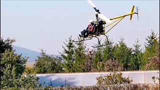 Terbang dengan helicopter buatan sendiri