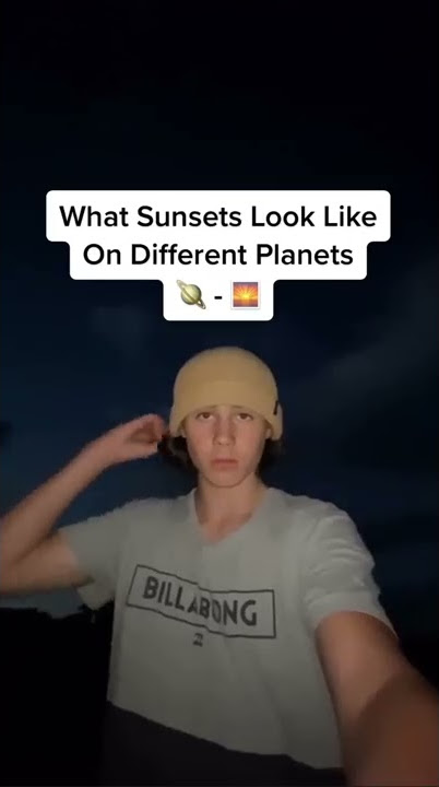 What Sunsets Look Like On Different Planets #shorts