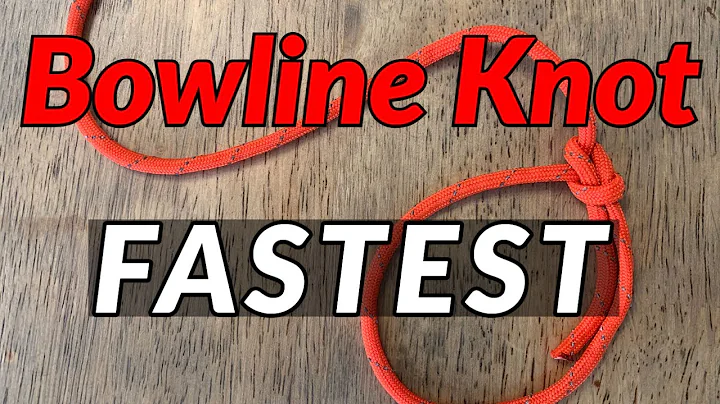 FASTEST WAY TO TIE A BOWLINE KNOT // 3 Quick & Eas...