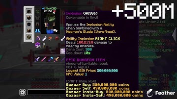 Dropping *IMPLOSION* from Floor 7! (Hypixel Skyblock)