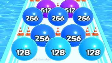 2048 Runner Balls Ball Run Game Levels (41-50) Android iOS Gameplay