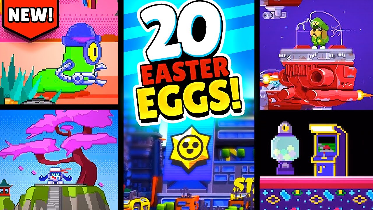 20 Hidden Easter Eggs In Brawl Stars Project Laser Wkbrl Youtube - project laser brawl stars