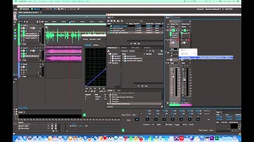 sidechain compressie in Audition