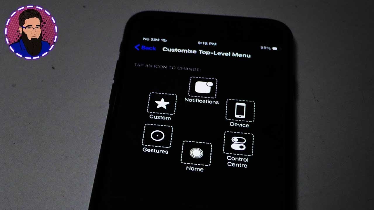 AssistiveTouch - Customize Top Level: ������iPhone SE (2020)/iPhone 8/iPhone 7 [iOS 13] Tips & Tricks