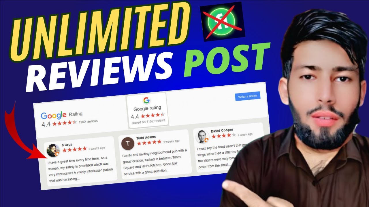 How to Increase Unlimited Google Account REVIEWS and RATINGS | Google Map Par Rating Kaise Badhye