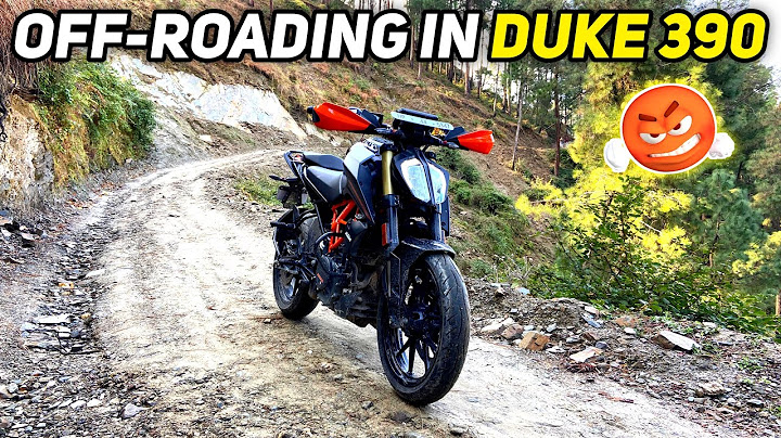 Ktm duke 390 off road review