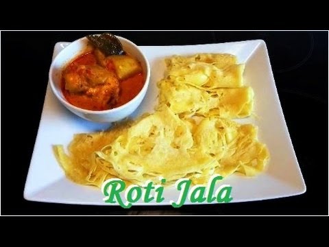 How to Make Roti Jala (Net Crepes) / Cara Membuat Roti 