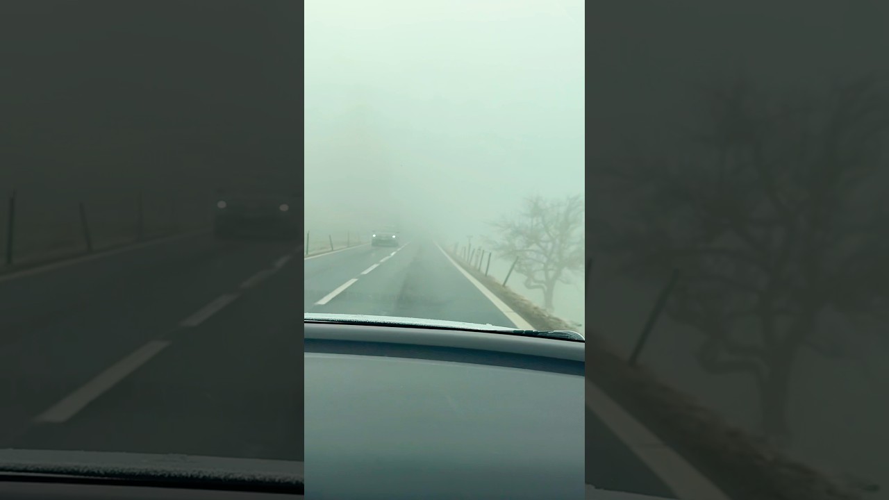 WINTER ❄️ WEATHER: MYSTERIOUS FOG IN THE SWISS ALPS ⛰️