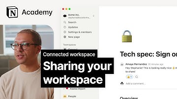Sharing your connected workspace