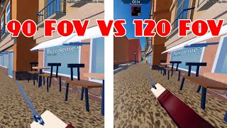 90 fov VS 120 fov (time)