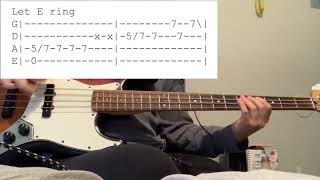 Minutemen - Shit from an Old Notebook [Bass Cover with Tabs]