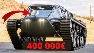 Technologie: Le Ripsaw EV3 F4 est le véhicule commercial à double chenille Le plus rapide au monde