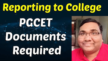 Pgcet 2024 documents required|PGCET updates 2024|PGCET document verification 2024|Karnataka Pgcet