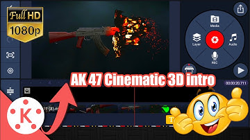 AK 47 Logo Reveal Intro For YouTube in Kinemaster || intro Kaise Banaye || Beginners Tutorial ||2022