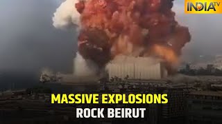 Huge Explosions In Lebanon's Capital Beirut, 73 Killed | IndiaTV News