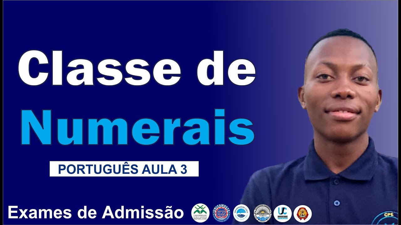 PORTUGUÊS AULA 3 - Classe de Numerais
