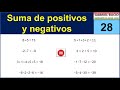 28 - Suma de positivos y negativos