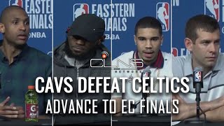 LIVE - CELTICS vs CAVS - ECF Game 7 - Postgame Podium Press Conferences