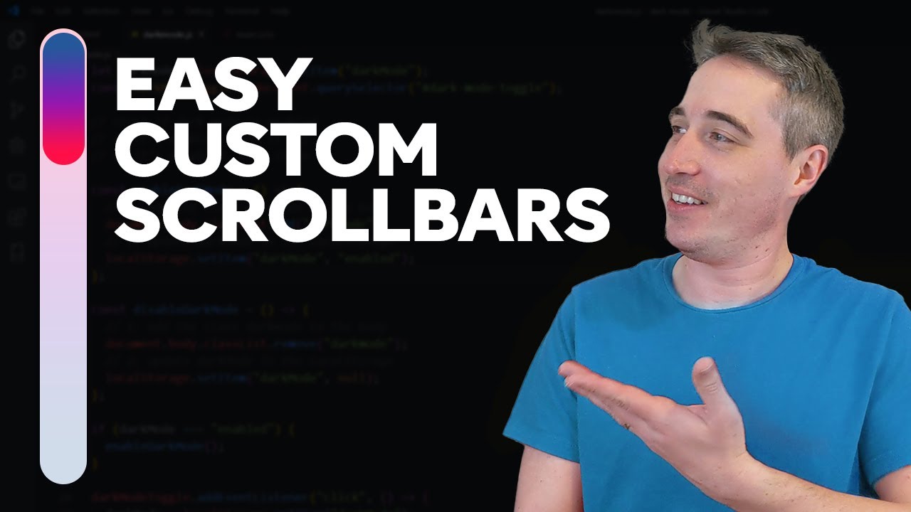 Create custom scrollbars using CSS
