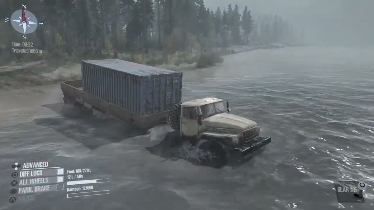 MudRunner Chaos: Truck Train, Floating Trailers & Tractor Tricks!
