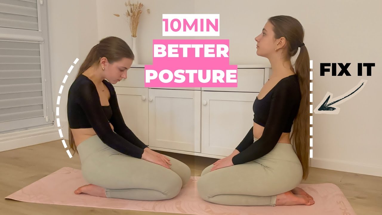 10 Minute Better Posture Workout | Stand Tall & Strengthen - YouTube