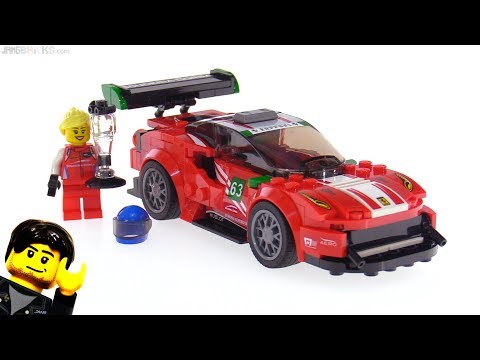 LEGO Speed Champions Ferrari 488 GT3 Scuderia Corsa review! 75886 - YouTube