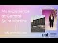 FASHION SCHOOL TIPS & ADVICE | Central Saint Martins Fashion Short Course, London UK