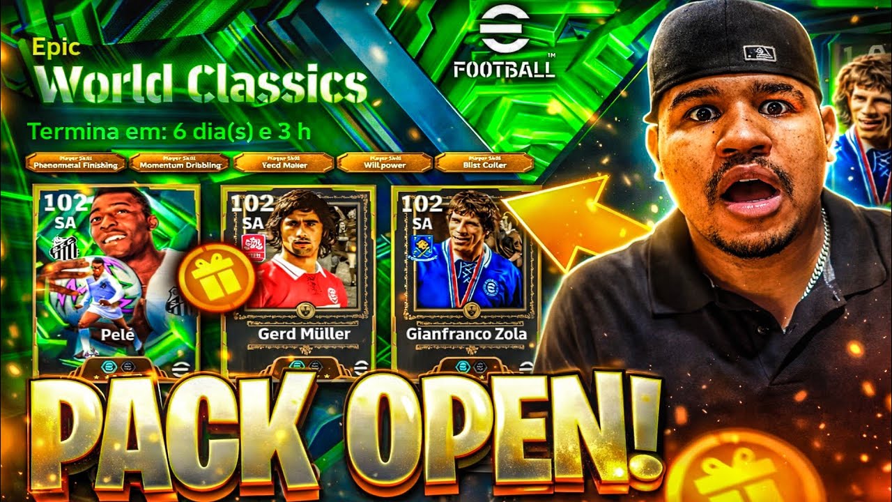 👑 ZERANDO A BOX! 😱 GASTEI TUDO EM BUSCA DO PELÉ, MÜLLER E ZOLA | eFootball 2026 🔥