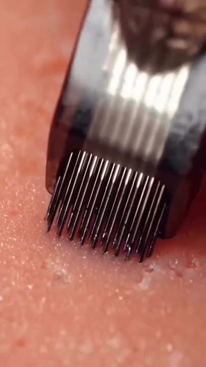 Tattoo needle stock Close Up in slow motion.#tattoo #tattooartist #shorts #viral #youtubeshorts #ink