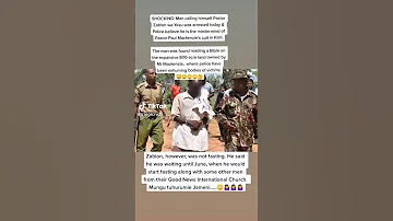 Pastor Makenzi Pastor Ezekiel Pastormakenzi Pastorezekiel Shakahola Cult 