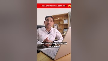 Data Enrichment in Zoho CRM.