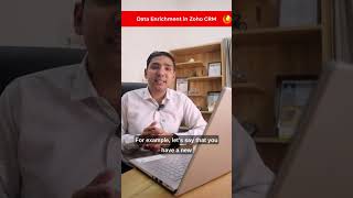 Data Enrichment in Zoho CRM.
