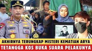 Pelaku Ditemukan! Tetangga Kos Arya Daru Ungkap Kejadian Yang Sebenarnya