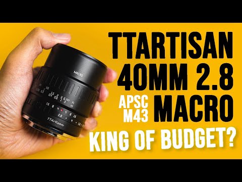 Review of an APSC/M43 lens that doesn't exist - TTArtisan 40mm f/2.8 Macro