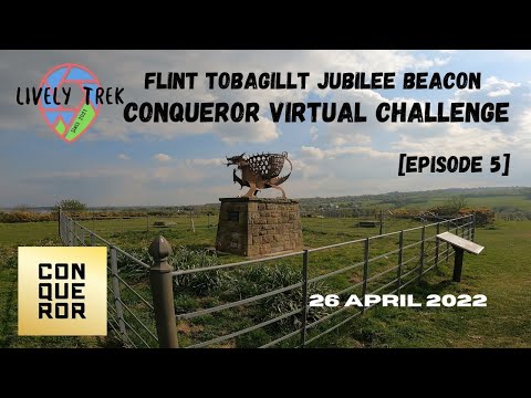 Flint to Bagillt Beacon Walking Wales l Coastal Path for Conqueror Virtual Challenge Episode 5