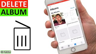 How to delete Photo albums on iPhone