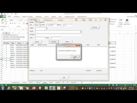 Contabilidad en Excel - Sistema Contable ( ContaFX )