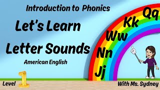 Learn PHONICS Sounds Jj, Nn, Ww, Kk, Qq. 3 Minute  Lesson for Toddler and Preschool Reading Sounds