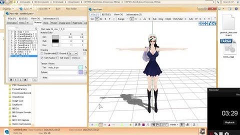 Tutorial Convert from XNALara to MMD - Fixing the Textures