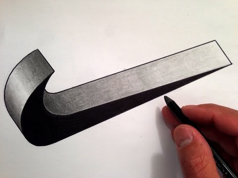 nike swoosh 3d