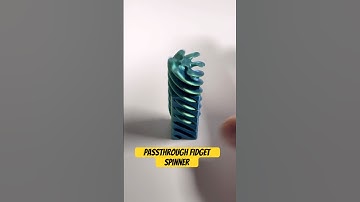 Passthrough fidget spinner 3D printed #bambulab