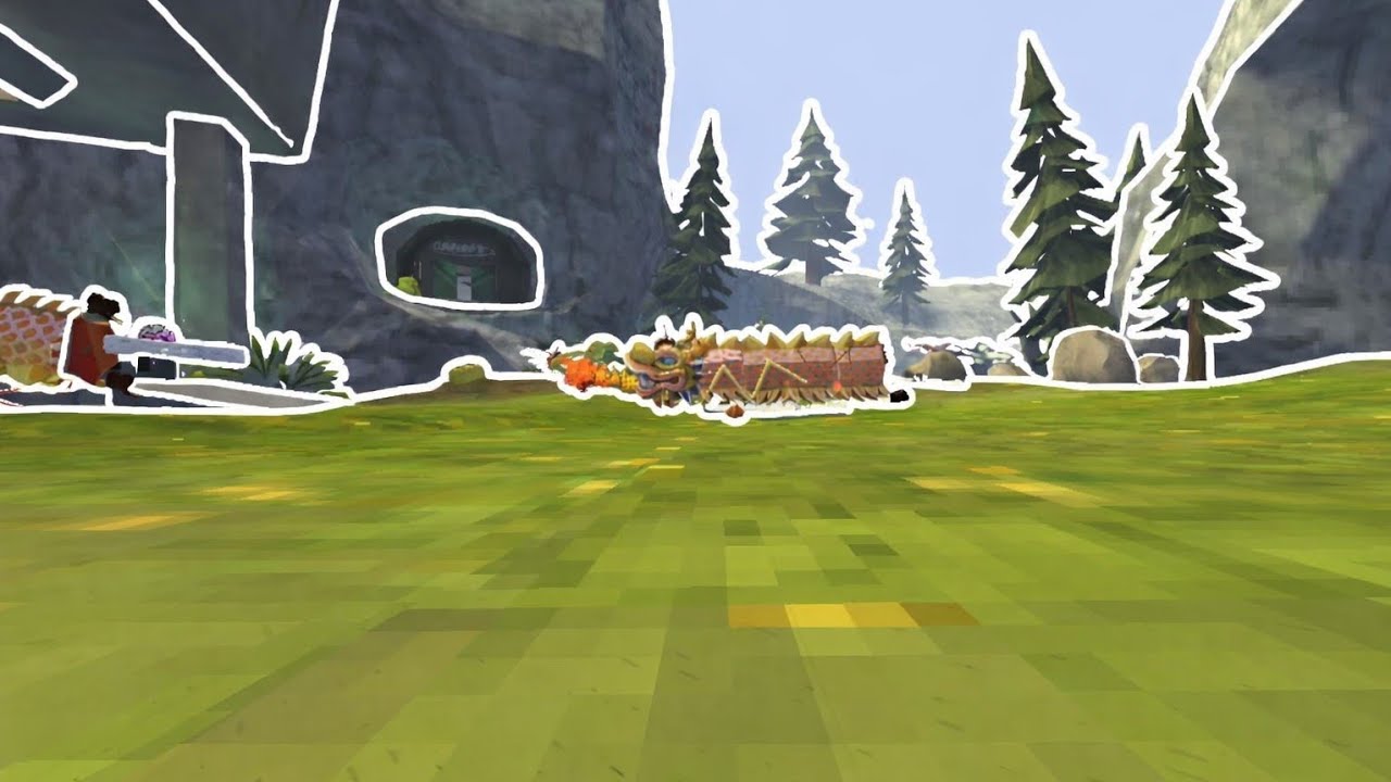 Я построил дракона в компании животных.