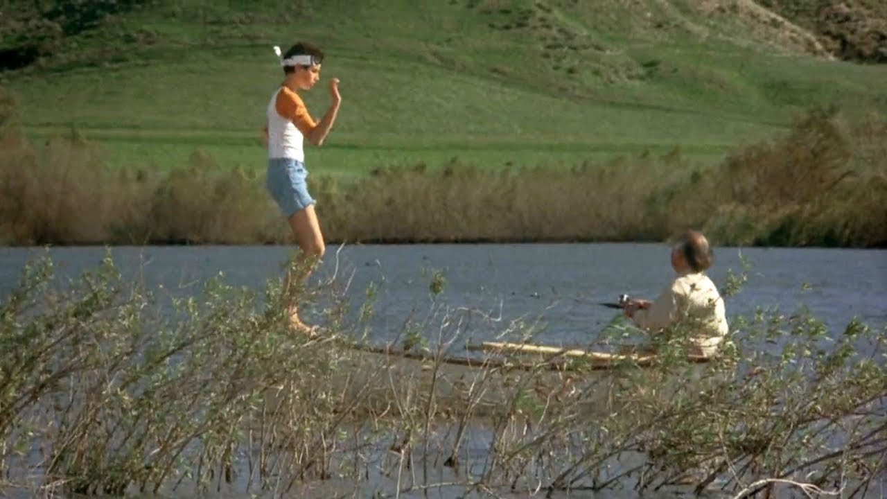 the karate kid 1984 - rowboat scene - youtube