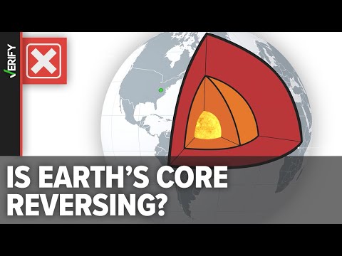 No, Earth's core isn't stopping or reversing. Here's how the core spins.