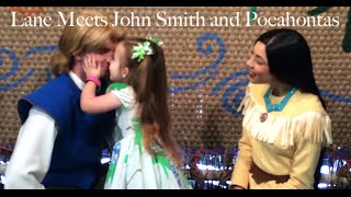 Lane Meets John Smith and Pocahontas - Disney's Animal Kingdom