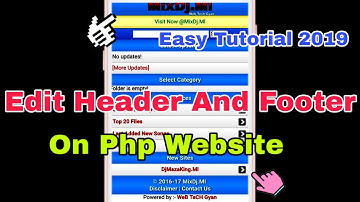 Php Website Header and Footer Edit Hindi || part 4 || Edit Logo & Services Design In Php Website