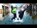 Jet Skiing Through A Flooded City *UK FLOODS*