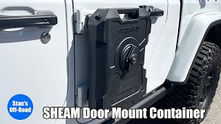 The Best Door Hinge Gasoline Container for Jeep Wrangler & Gladiator!!