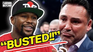 BUSTED! FLOYD MAYWEATHER EXPOSES OSCAR DE LA HOYA HUGE FIGHT LIE! SLANDER REVEALED AFTER INTERVIEW!